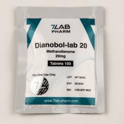 Dianobol-lab 20 - Methandienone - 7Lab Pharma, Switzerland